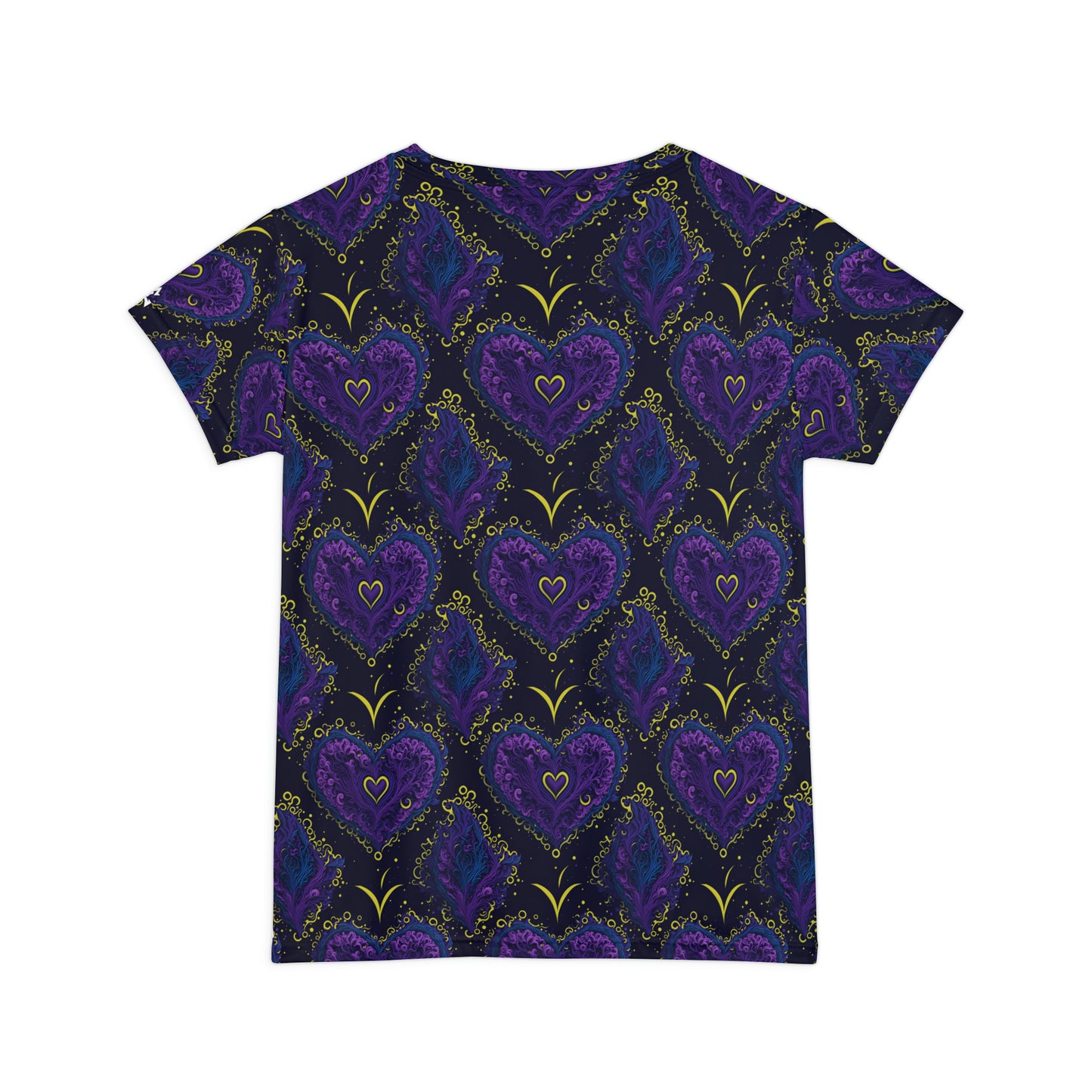 Pulsating Love: The Heart Fractal - Women's Short Sleeve Shirt