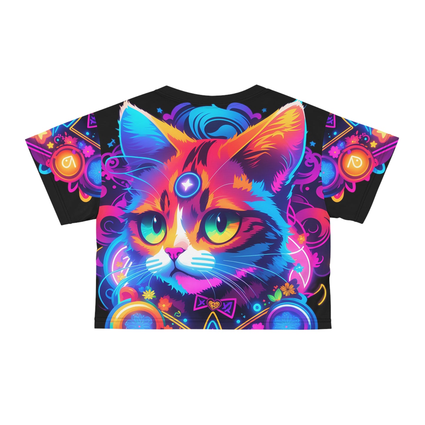 Feline Enchantment: Cat Magic Potion - Crop Tee