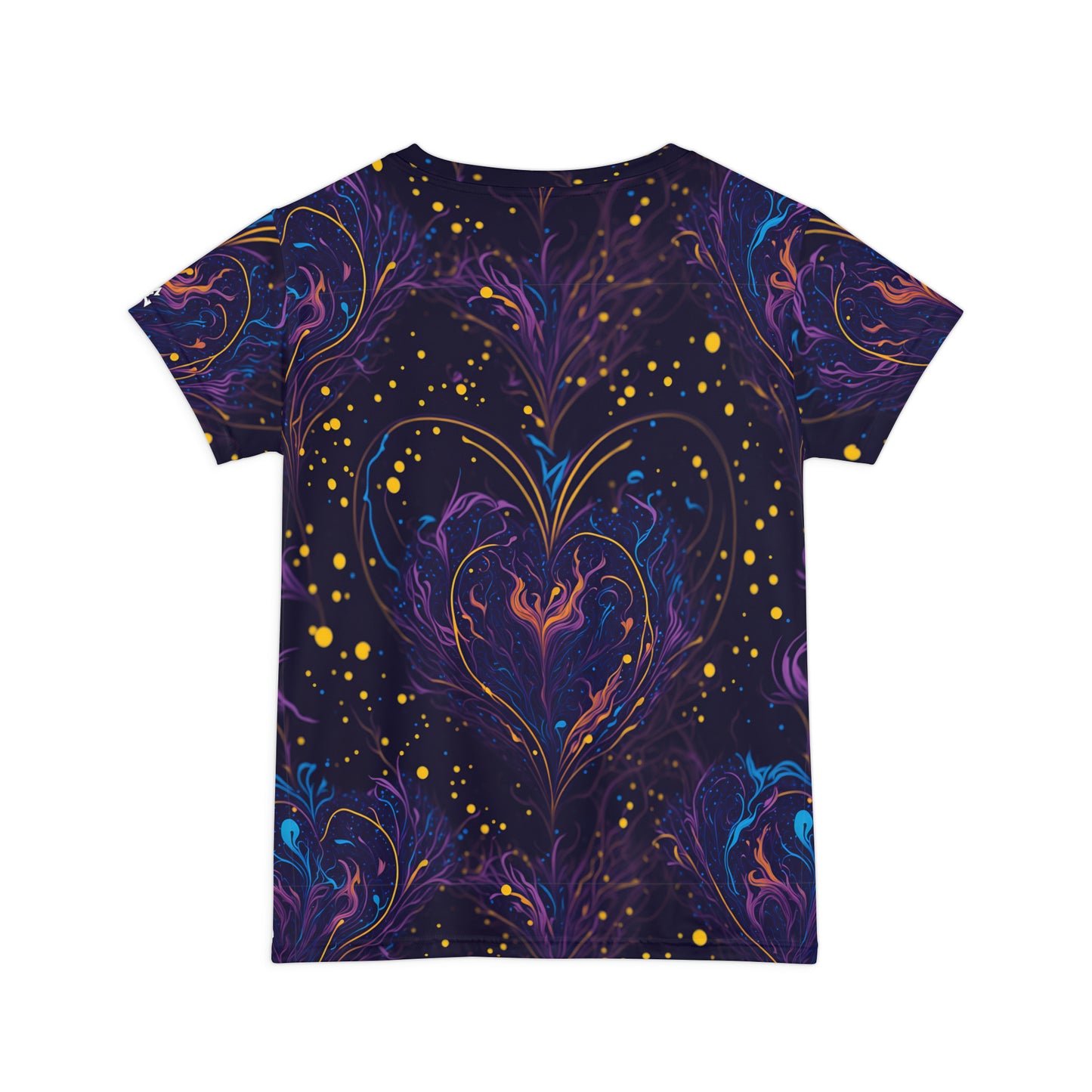 Whimsical Splendor: The Magic Splash Heart - Women's Short Sleeve Shirt