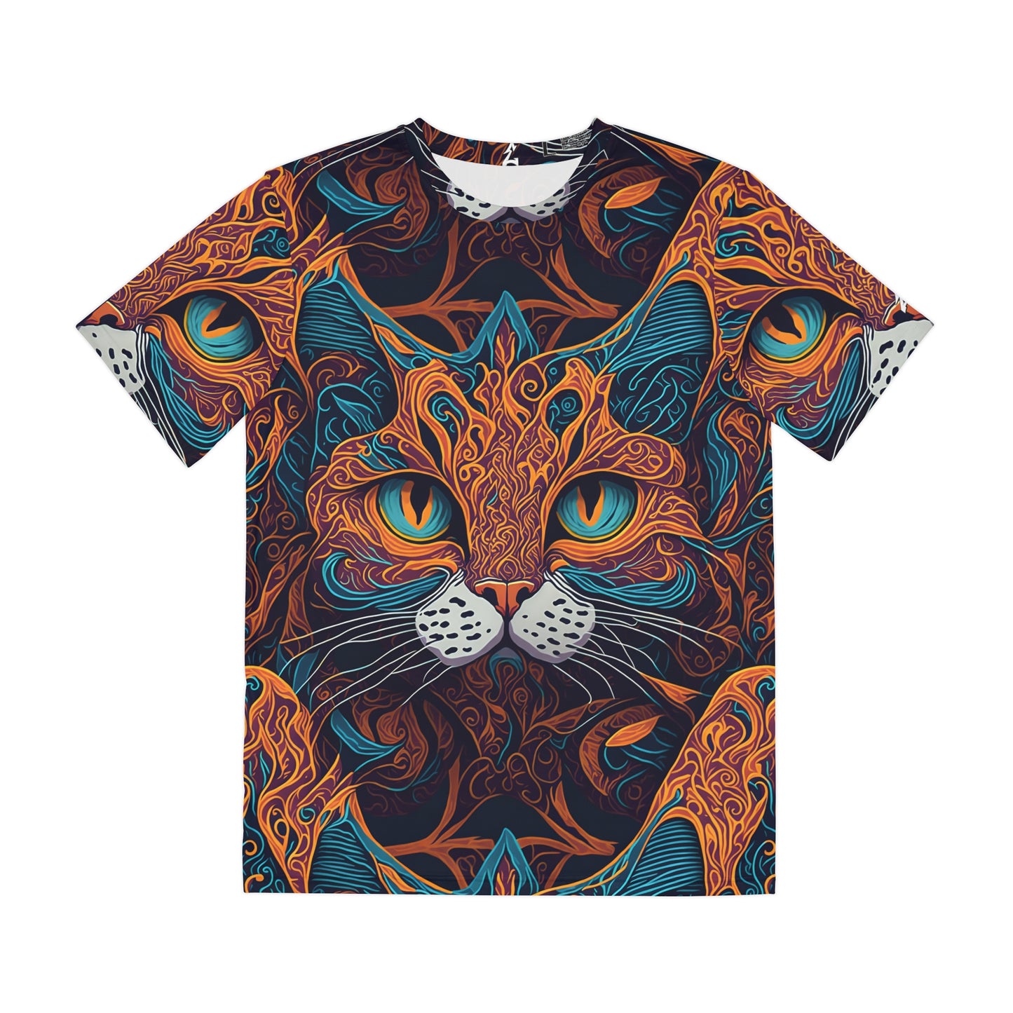 Feline Contrasts: The Fire and Ice Cat