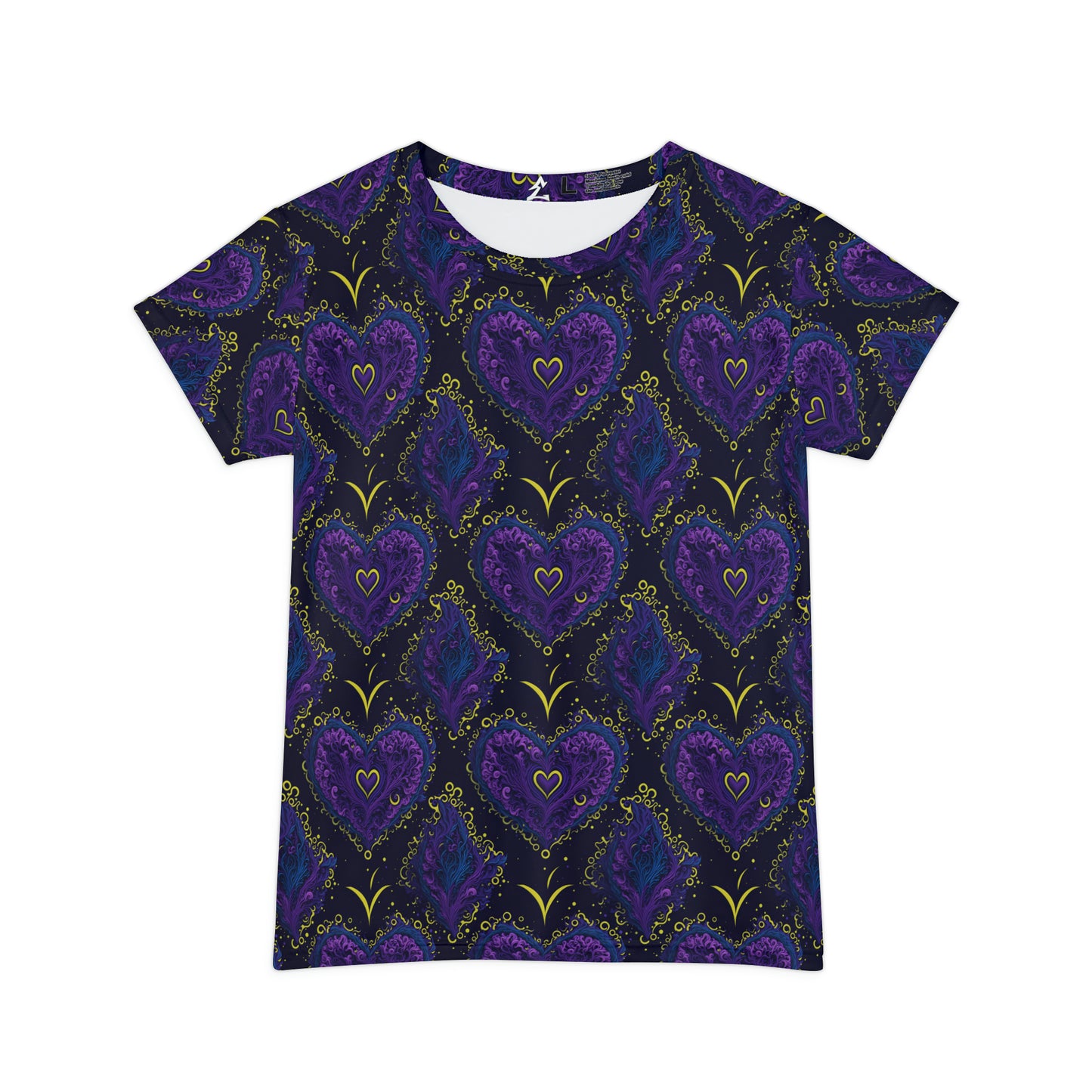 Pulsating Love: The Heart Fractal - Women's Short Sleeve Shirt