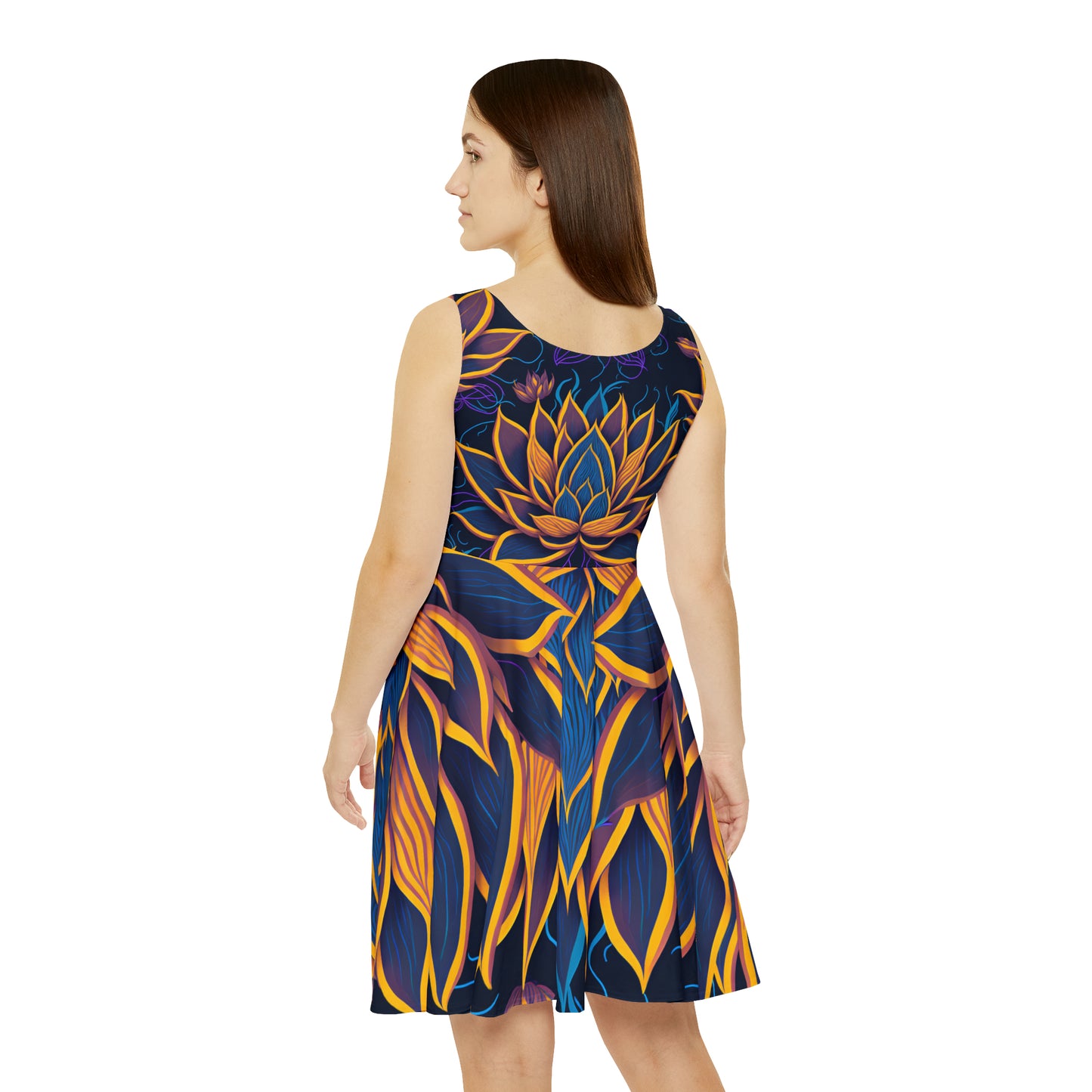 Illuminating Elegance: The Radiant Lotus Dress v2