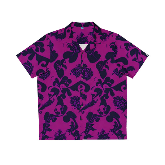 The Fuchsia Fractal - Men's Hawaiian Shirt